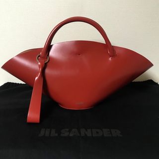 ジルサンダー(Jil Sander)の確実正規品 ジルサンダー ソンブレロ  ハンドバッグ イタリア製 レザー 巾着(ハンドバッグ)