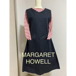 MARGARET HOWELL - マーガレットハウエルノースリーブワンピースジャンバースカート