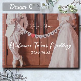 結婚式　披露宴　ウェルカムボードC(ウェルカムボード)