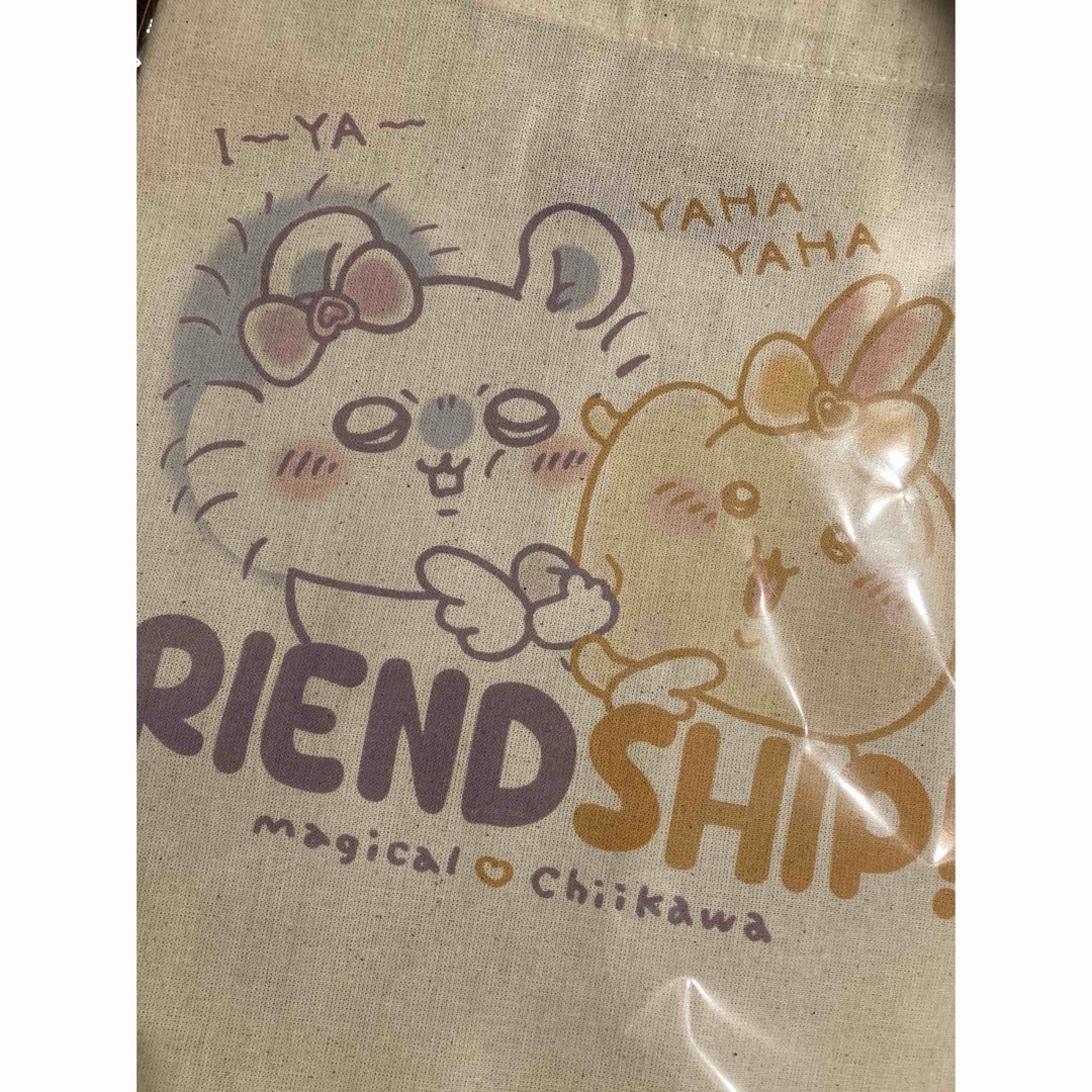 ちいかわ まじかるちいかわ トートバッグ FRIEND SHIP！？ ナチュラル