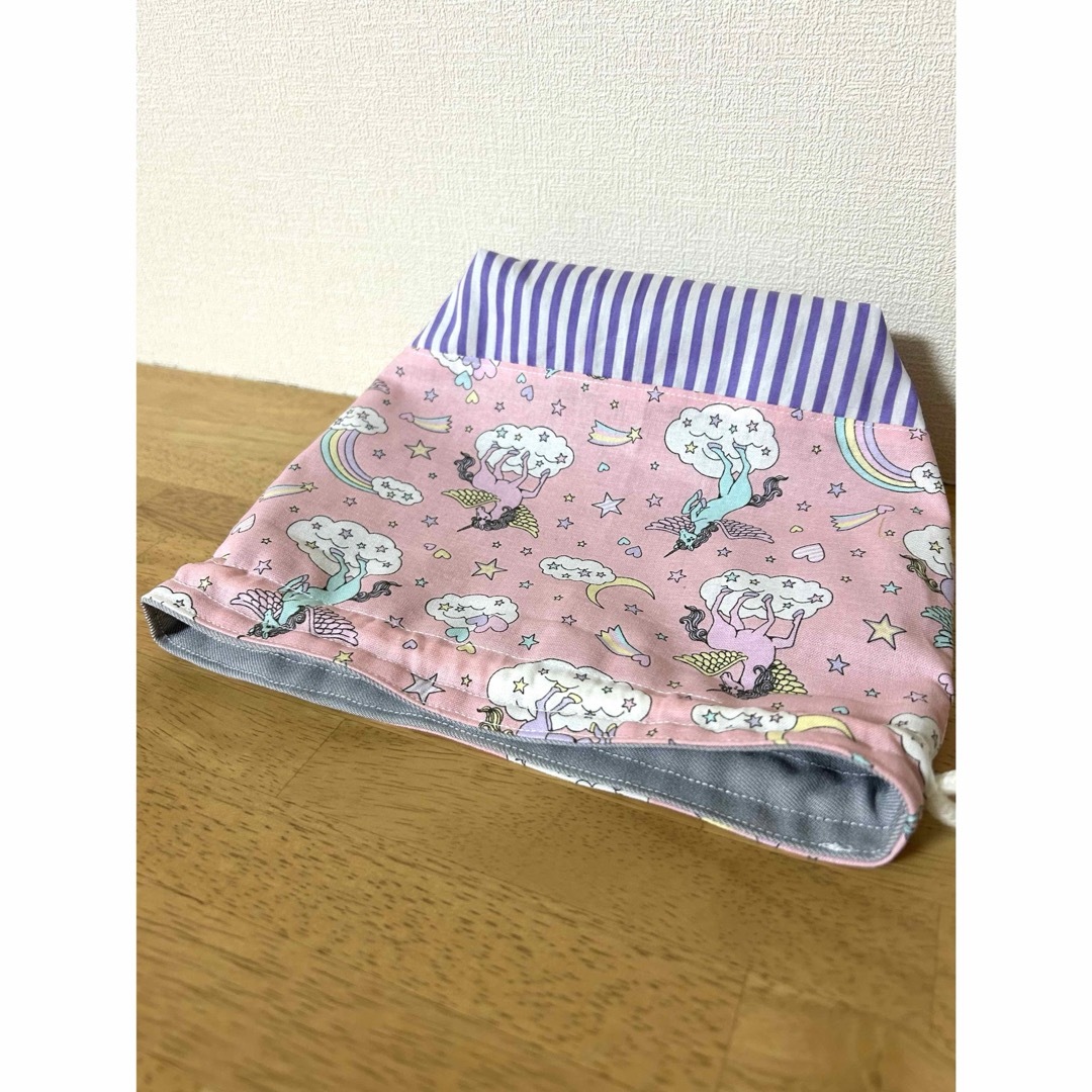 ユニコーンのお弁当袋♡ ハンドメイドのキッズ/ベビー(外出用品)の商品写真