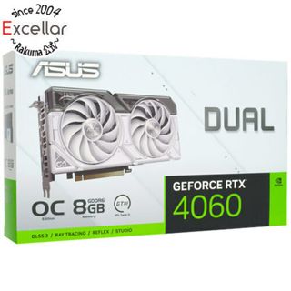 アンジェロガルバス(ANGELO GARBASUS)のASUS製グラボ　DUAL-RTX4060-O8G-WHITE　PCIExp 8GB(PCパーツ)