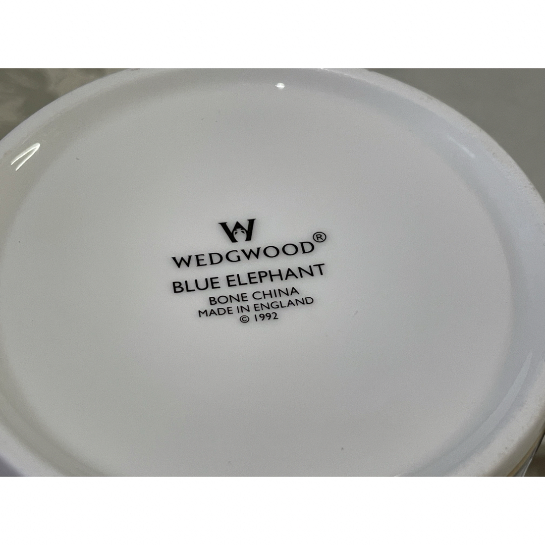 WEDGWOOD(ウェッジウッド)のウェッジウッド　ブルーエレファント　マグカップ　未使用美品 インテリア/住まい/日用品のキッチン/食器(グラス/カップ)の商品写真