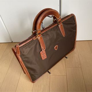フェリージ Felisi ブリーフケース 9841 ナイロン×レザー 中古ブラウン フェリージ Felisi ブリーフケース 9841 ナイロン×レザー 中古ブラウン