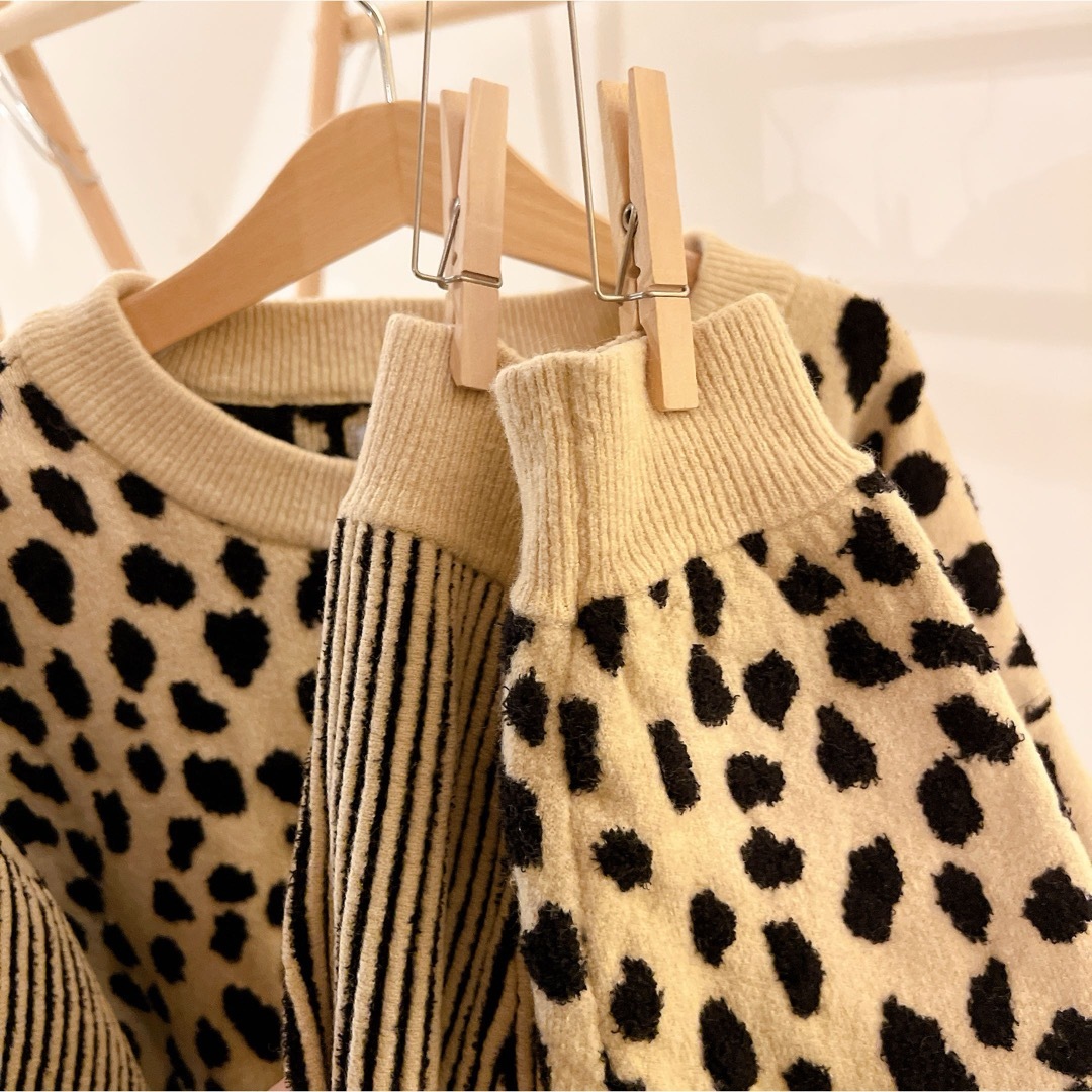 Ameri VINTAGE(アメリヴィンテージ)のAmeri vintage DALMATIAN MIX KNIT レディースのトップス(ニット/セーター)の商品写真