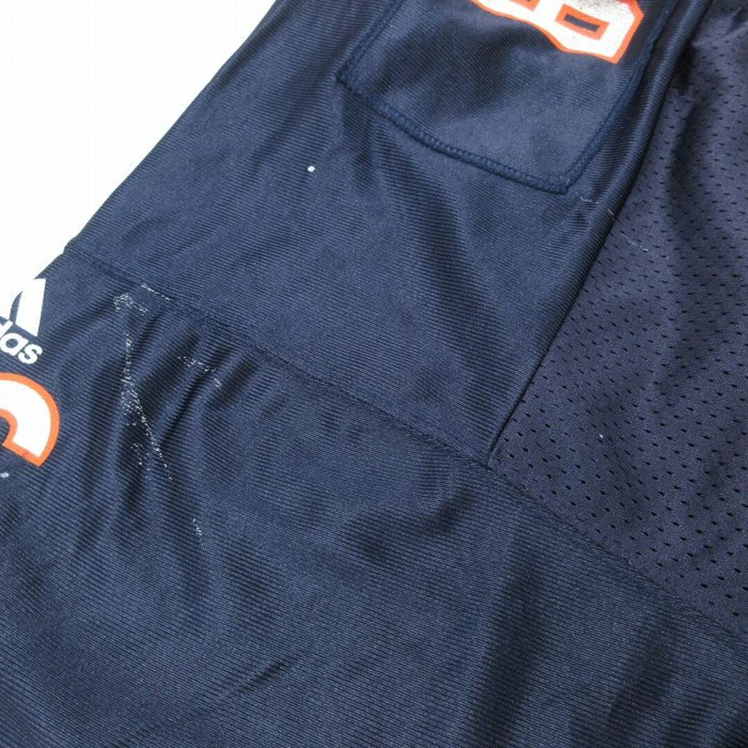 adidas(アディダス)のXL★古着 アディダス adidas 半袖 フットボール Tシャツ メンズ 00年代 00s NFL シカゴベアーズ マーティブッカー 86 メッシュ地 大きいサイズ Vネック 紺 ネイビー ユニフォーム ゲームシャツ アメフト スーパーボウル 23jun22 中古 メンズのトップス(Tシャツ/カットソー(半袖/袖なし))の商品写真