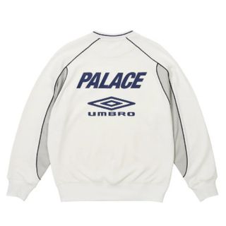 パレス(PALACE)のPALACE UMBRO WARM UP CREW WHITE S(スウェット)