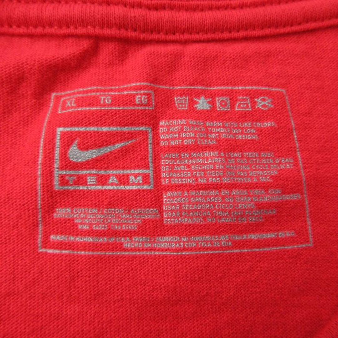 NIKE(ナイキ)のXL★古着 ナイキ NIKE 半袖 ビンテージ Tシャツ メンズ 00年代 00s MLB シカゴカブス 大きいサイズ コットン クルーネック 赤 レッド メジャーリーグ ベースボール 野球 23jun22 中古 メンズのトップス(Tシャツ/カットソー(半袖/袖なし))の商品写真