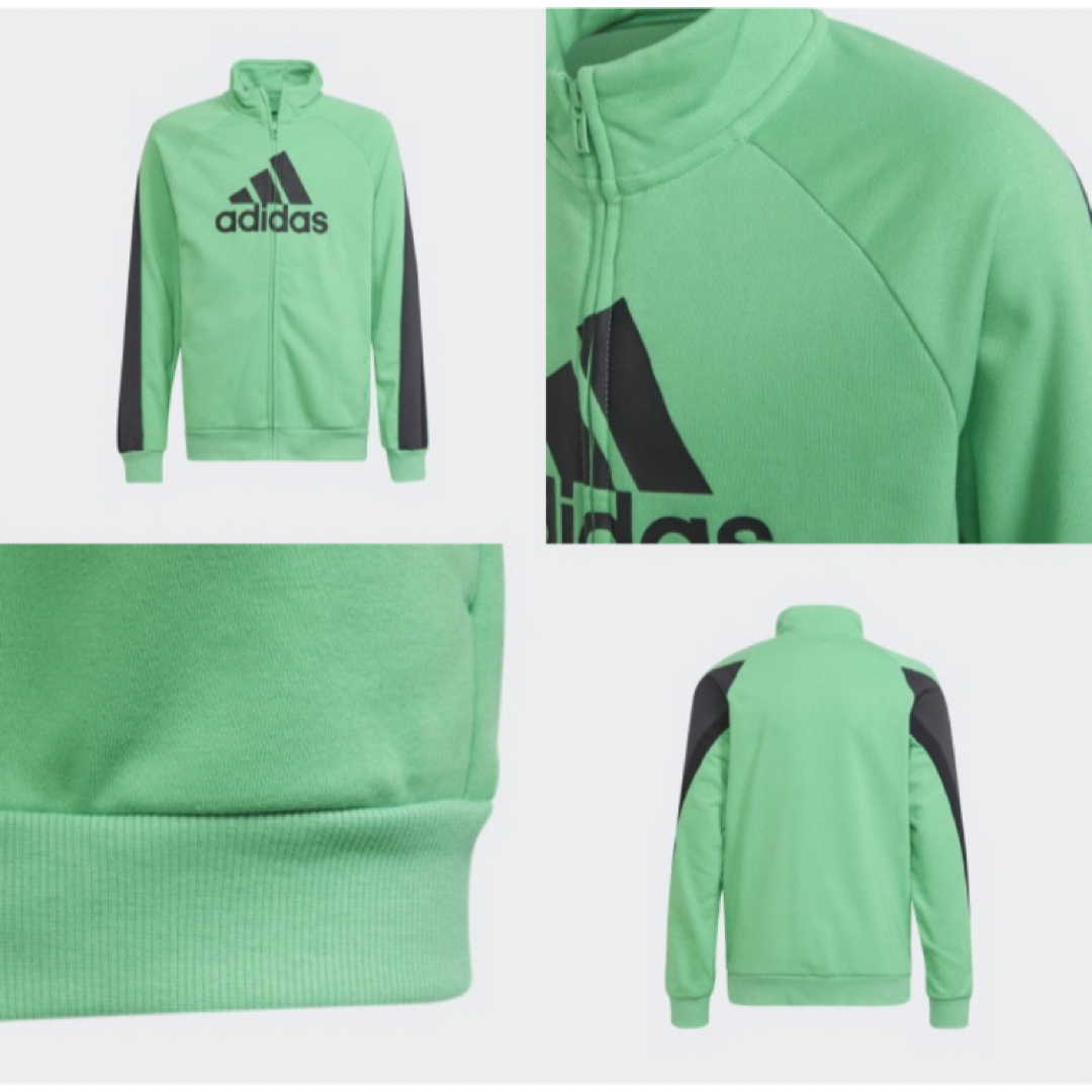 adidas(アディダス)の送料無料 新品 adidas ジュニア ビッグロゴ セットアップ 150 キッズ/ベビー/マタニティのキッズ服男の子用(90cm~)(その他)の商品写真