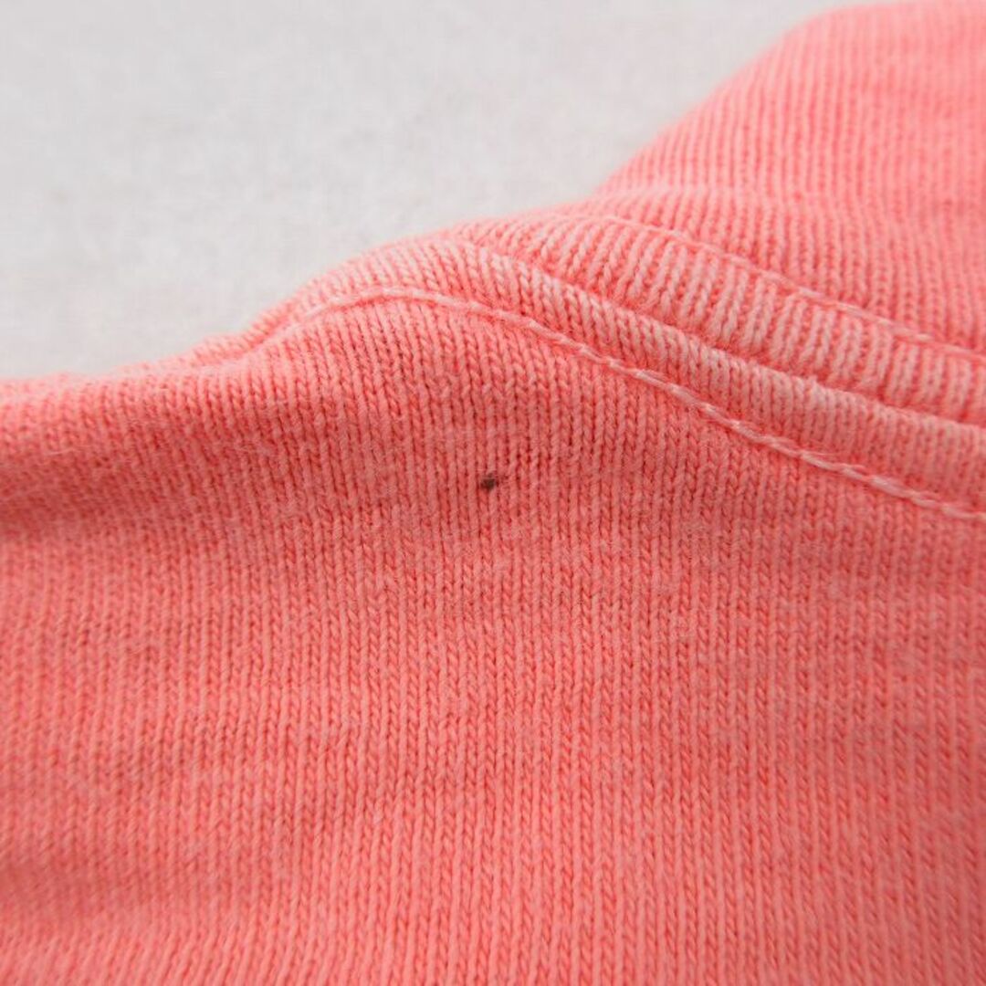 XL★古着 半袖 ビンテージ Tシャツ メンズ 90年代 90s アイオメガ コットン クルーネック USA製 ピンク系 23jun24 中古 メンズのトップス(Tシャツ/カットソー(半袖/袖なし))の商品写真