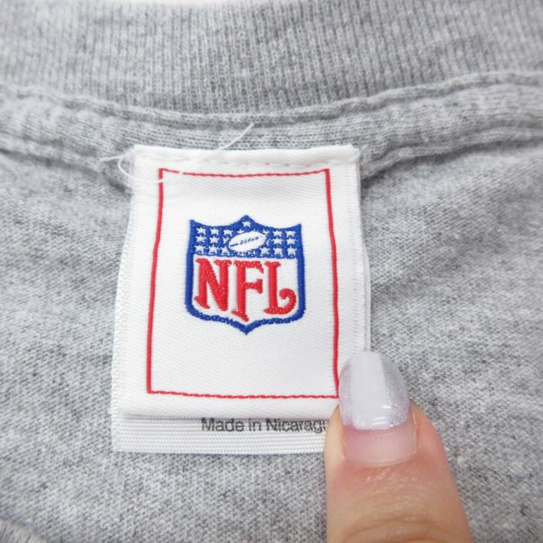 Reebok(リーボック)のXL★古着 リーボック REEBOK 半袖 ビンテージ Tシャツ メンズ 00年代 00s NFL ニューイングランドペイトリオッツ クルーネック グレー 霜降り アメフト スーパーボウル 23jun24 中古 メンズのトップス(Tシャツ/カットソー(半袖/袖なし))の商品写真