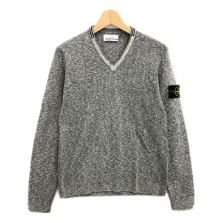 ストーンアイランド(STONE ISLAND)のストーンアイランド STONE ISLAND Vネック 長袖ニット メンズ M(ニット/セーター)