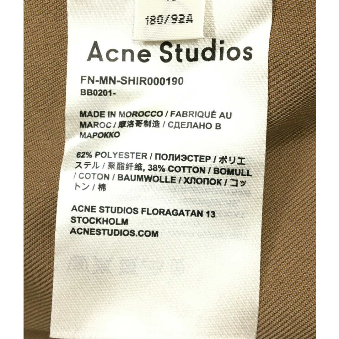 Acne Studios(アクネストゥディオズ)の美品 アクネステュディオス ACNE STUDIOS 長袖シャツ メンズ 46 メンズのトップス(シャツ)の商品写真
