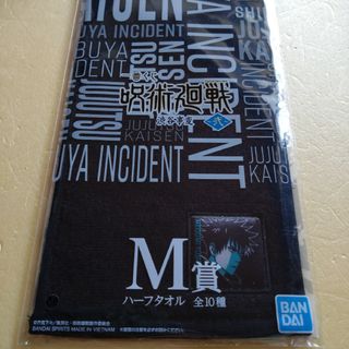 ジュジュツカイセン(呪術廻戦)の伏黒恵　ハーフタオル　呪術廻戦一番くじ　渋谷事変　弐(タオル)