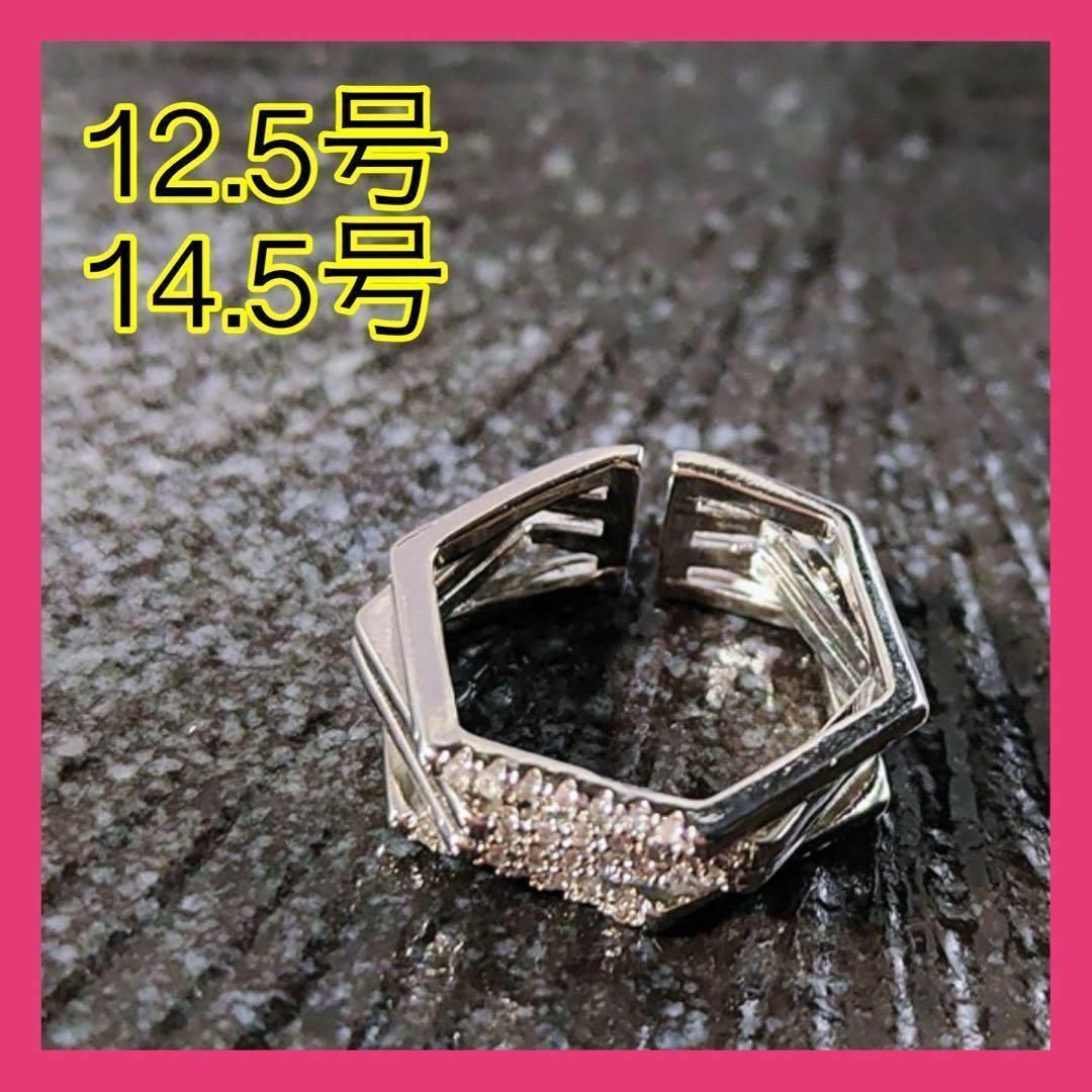 041b11シルバーリング指輪ゴールド アクセサリー 韓国ジュエリー