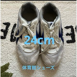 ムーンスター(MOONSTAR )の体育館シューズ　室内履きシューズ　24cm(スクールシューズ/上履き)