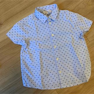 アルマーニ ジュニア(ARMANI JUNIOR)の【新品未使用】ARMANI ベビー キッズ　半袖ロゴシャツ 36M 98cm(Tシャツ/カットソー)