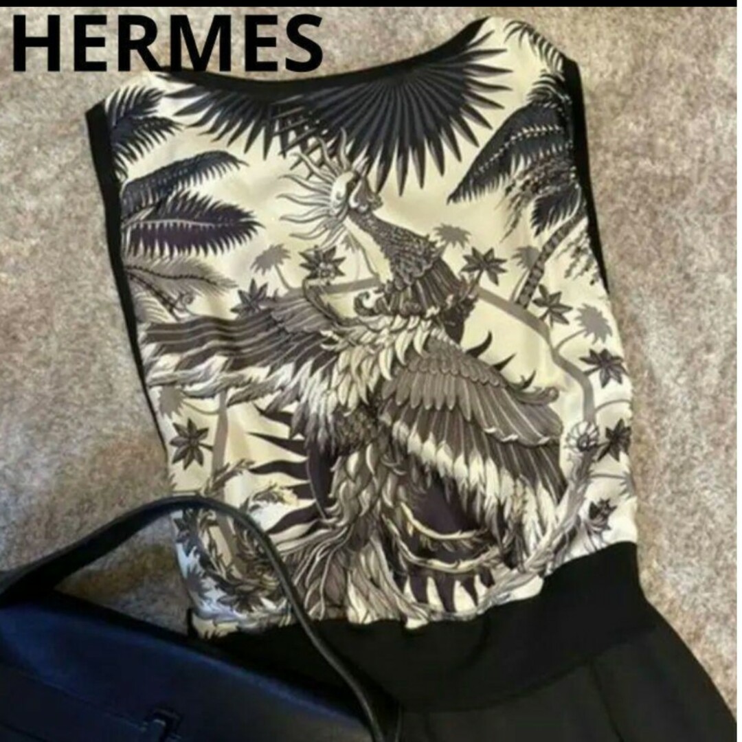 Hermes(エルメス)のHERMESエルメスのシルクニット レディースのトップス(ニット/セーター)の商品写真