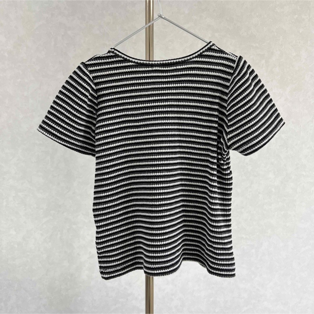 a.v.v(アーヴェヴェ)のa.v.v  ボーダー 半袖 Tシャツ キッズ/ベビー/マタニティのキッズ服女の子用(90cm~)(Tシャツ/カットソー)の商品写真