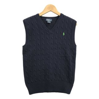 美品  POLO RALPH LAUREN ニットベスト キッズ M 10-12(その他)