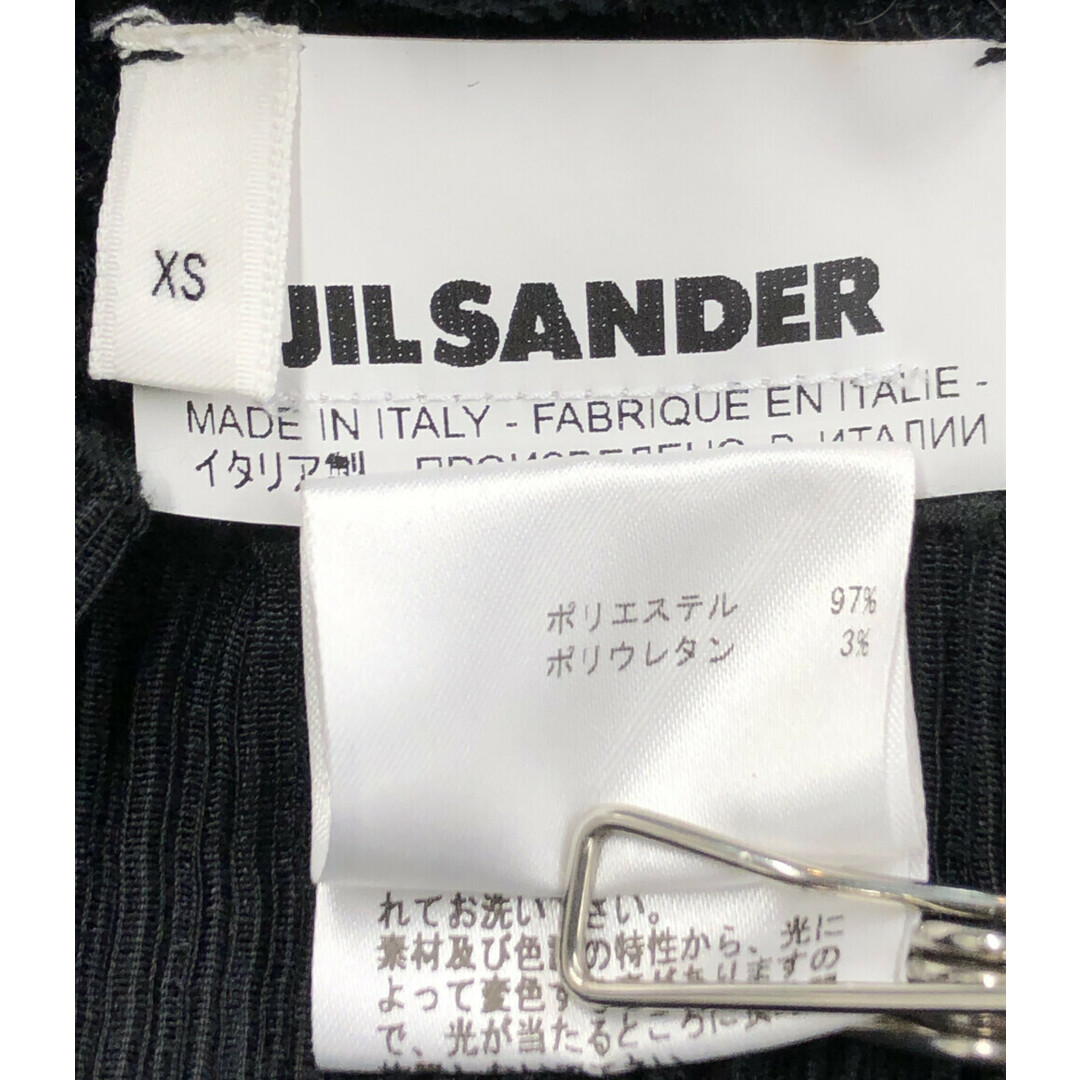 Jil Sander(ジルサンダー)の美品 ジルサンダー Jil sander プリーツカットソー レディース XS レディースのトップス(カットソー(長袖/七分))の商品写真