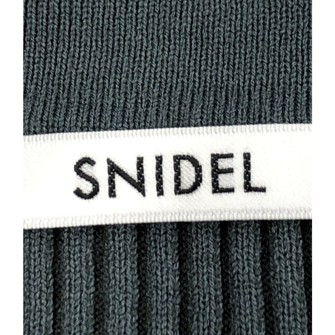 SNIDEL(スナイデル)の美品 スナイデル snidel フリントジップ ニットワンピース レディース F レディースのトップス(その他)の商品写真