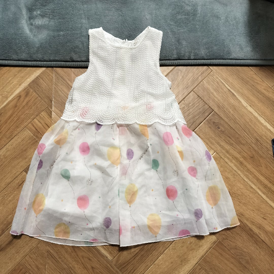 ワンピース110 キッズ/ベビー/マタニティのキッズ服女の子用(90cm~)(ワンピース)の商品写真