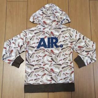 ナイキ(NIKE)の美品✩NIKE AIR ジップアップ パーカー 春秋 ナイキ 男女兼用 120(ジャケット/上着)