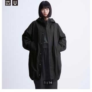 ユニクロ(UNIQLO)のUNIQLO ユニクロ　ユーティリティフーデッドコート(ロングコート)