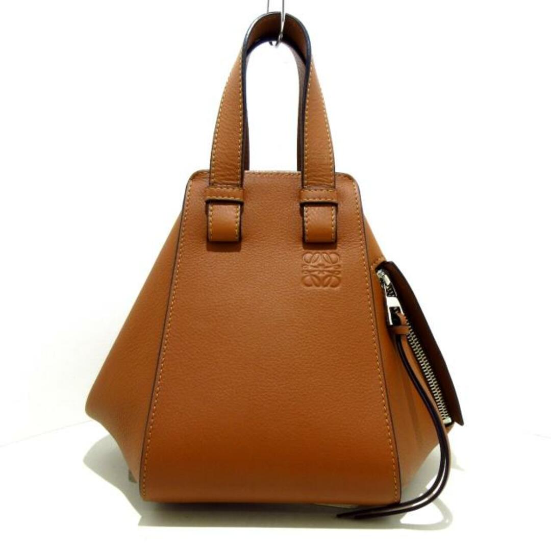 LOEWE(ロエベ)のLOEWE(ロエベ) ハンドバッグ ハンモックコンパクト A538H13X10 タン レザー レディースのバッグ(ハンドバッグ)の商品写真