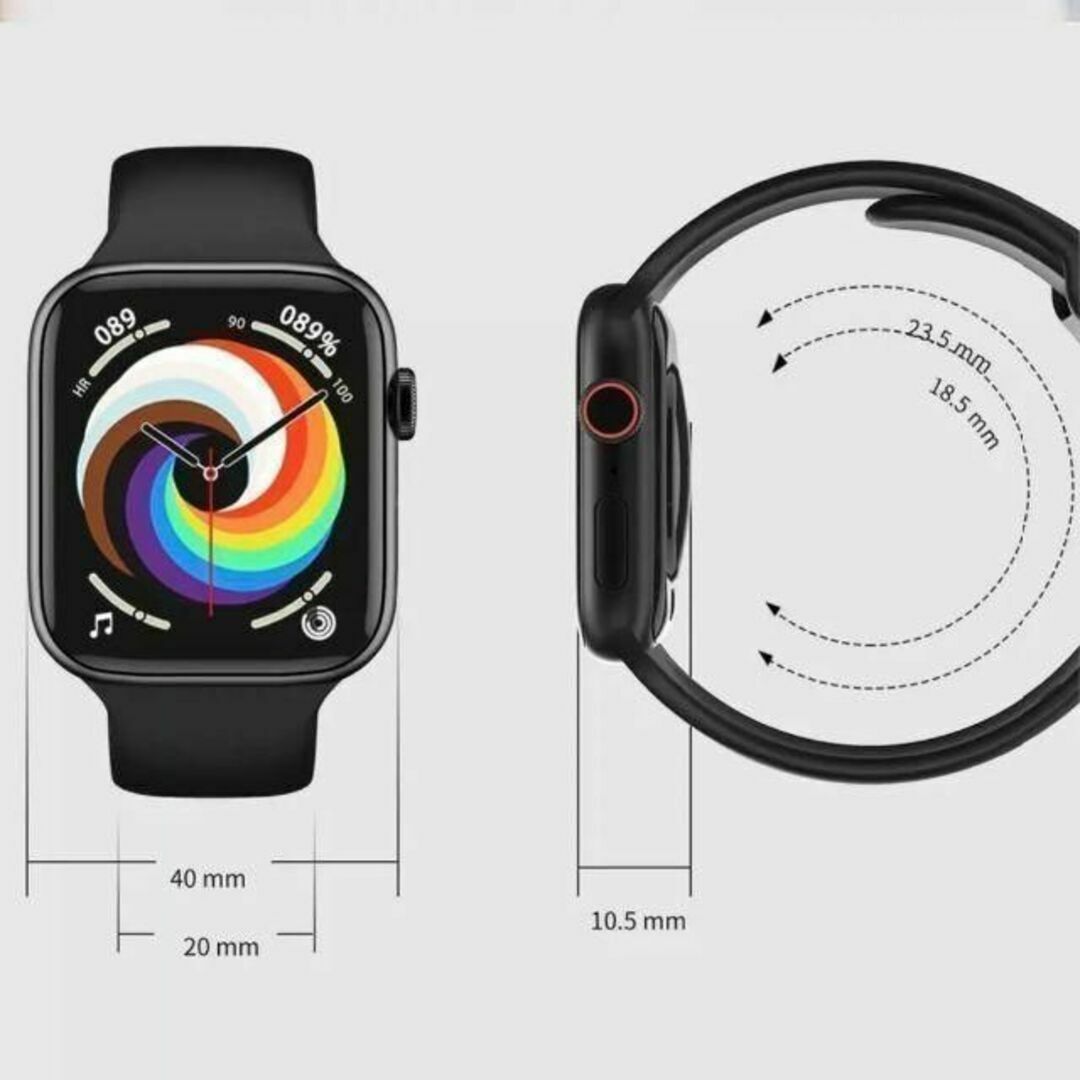 T900 PRO MAX iPhone android 対応 スマートウオッチ メンズの時計(腕時計(デジタル))の商品写真
