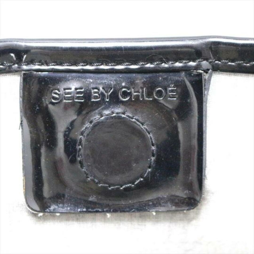 SEE BY CHLOE(シーバイクロエ)のSEE BY CHLOE(シーバイクロエ) トートバッグ ジップファイル 黒 PVC(塩化ビニール) レディースのバッグ(トートバッグ)の商品写真
