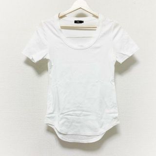 M・Fil(エムフィル) 半袖カットソー サイズ38 M レディース美品  - 白 クルーネック(カットソー(半袖/袖なし))