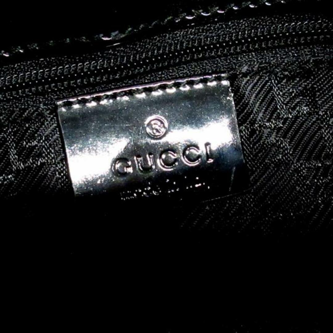 Gucci(グッチ)のGUCCI(グッチ) ショルダーバッグ - 0014231 黒×アイボリー キャンバス×PVC(塩化ビニール)×エナメル（レザー） レディースのバッグ(ショルダーバッグ)の商品写真