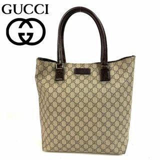 グッチ(Gucci)の【美品】GUCCI GG スプリーム トートバッグ PVCキャンバス イタリア製(トートバッグ)