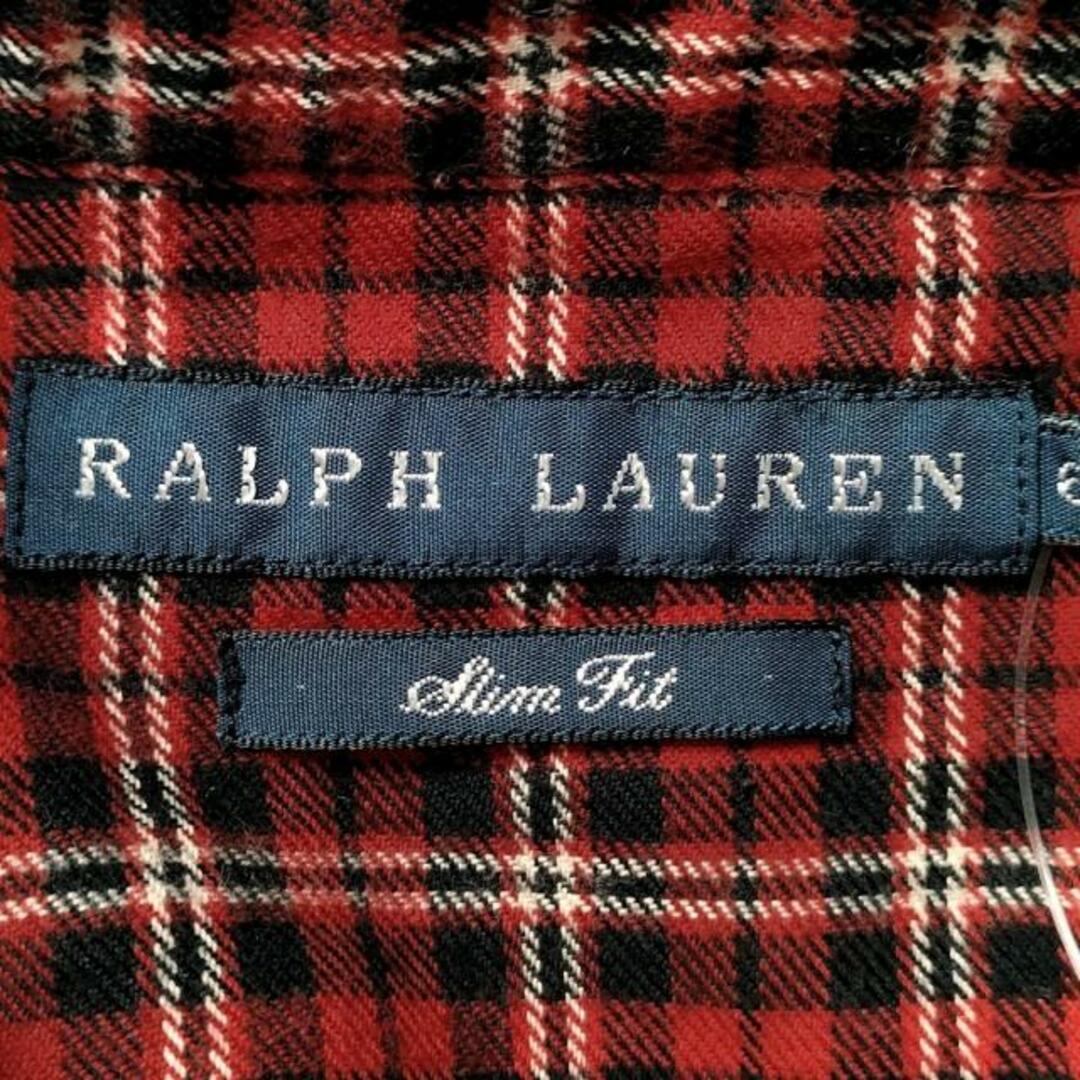 Ralph Lauren(ラルフローレン)のRalphLauren(ラルフローレン) 長袖シャツブラウス サイズ6 M レディース - レッド×黒×白 チェック柄 レディースのトップス(シャツ/ブラウス(長袖/七分))の商品写真