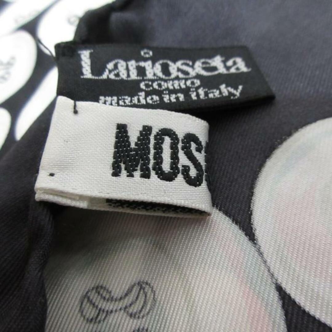 MOSCHINO(モスキーノ)のMOSCHINO(モスキーノ) スカーフ - ブルー×白×マルチ レディースのファッション小物(バンダナ/スカーフ)の商品写真