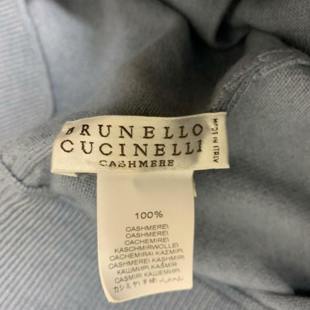 BRUNELLO CUCINELLI(ブルネロクチネリ)のBRUNELLO CUCINELLI(ブルネロクチネリ) パンツ サイズXS レディース - ライトブルー×黒×白 フルレングス/ウエストゴム/ストライプ レディースのパンツ(その他)の商品写真