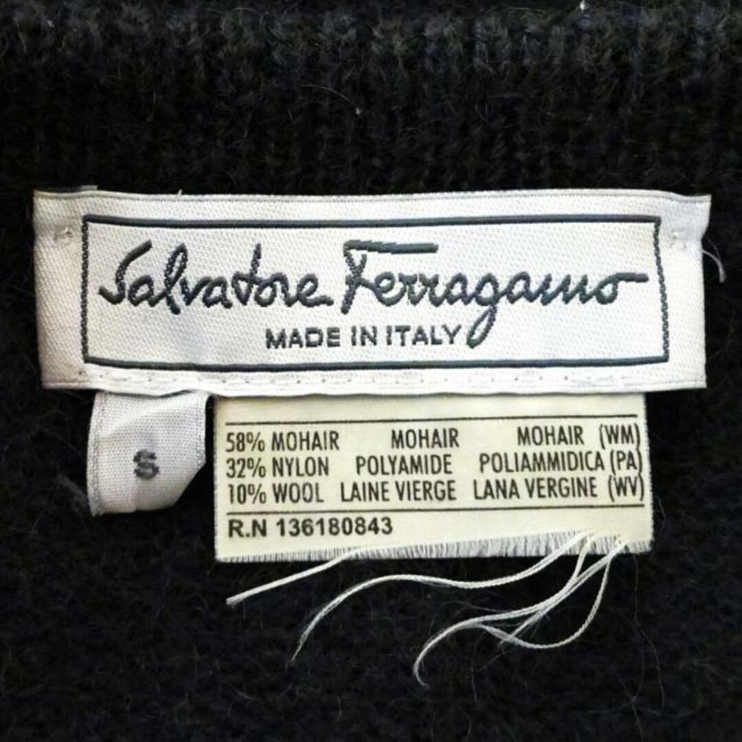 Salvatore Ferragamo(サルヴァトーレフェラガモ)のSalvatoreFerragamo(サルバトーレフェラガモ) 長袖セーター サイズS メンズ美品  - ダークグレー メンズのトップス(ニット/セーター)の商品写真