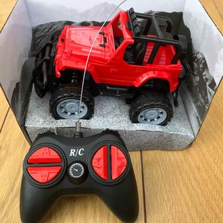 【未使用品】RC オフロードカーコンパクト　レッド(ホビーラジコン)