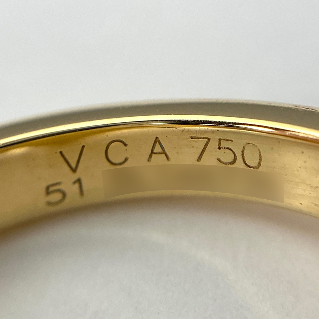 Van Cleef & Arpels(ヴァンクリーフアンドアーペル)のヴァンクリーフ＆アーペル ヴィンテージ アルハンブラ リング 10.5号 750 【中古】 レディースのアクセサリー(リング(指輪))の商品写真