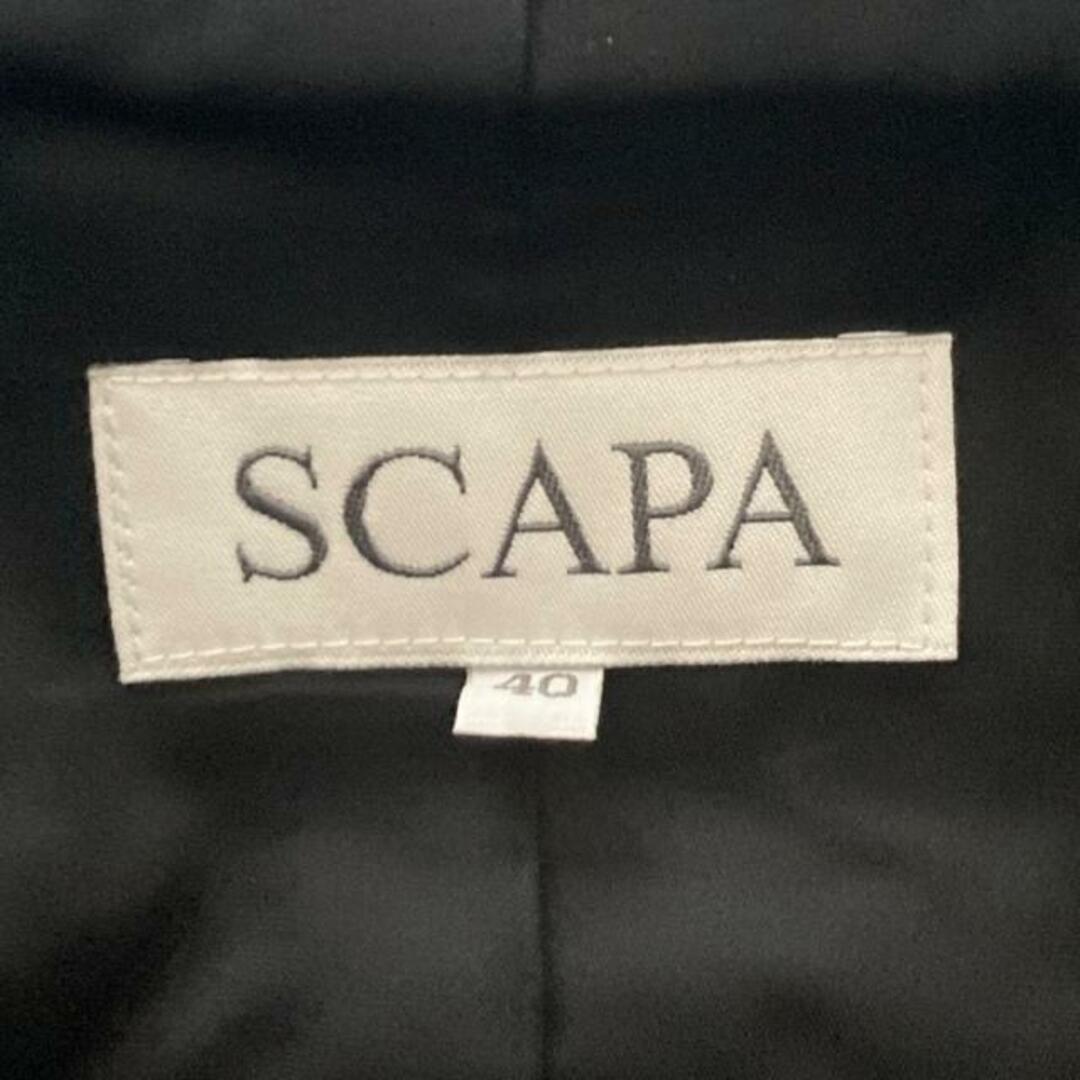 SCAPA(スキャパ)のScapa(スキャパ) コート サイズ40 XL レディース - ダークネイビー 長袖/ショート丈/秋/冬 レディースのジャケット/アウター(その他)の商品写真