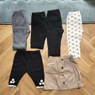 ユニクロ(UNIQLO)のボトム６セット　110サイズ(パンツ/スパッツ)