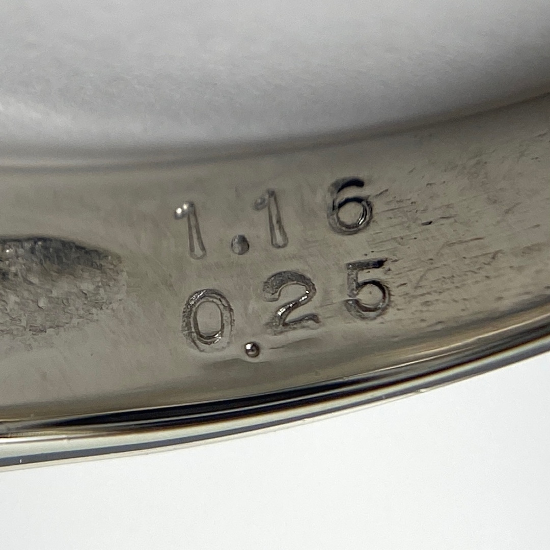 ピンクサファイア デザインリング 11号 Pt900 【中古】 レディースのアクセサリー(リング(指輪))の商品写真