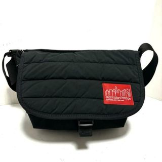 マンハッタンポーテージ(Manhattan Portage)のManhattan Portage(マンハッタンポーテージ) ショルダーバッグ美品  - MP1605JRQLT19 黒 キルティング コットン×ナイロン(ショルダーバッグ)