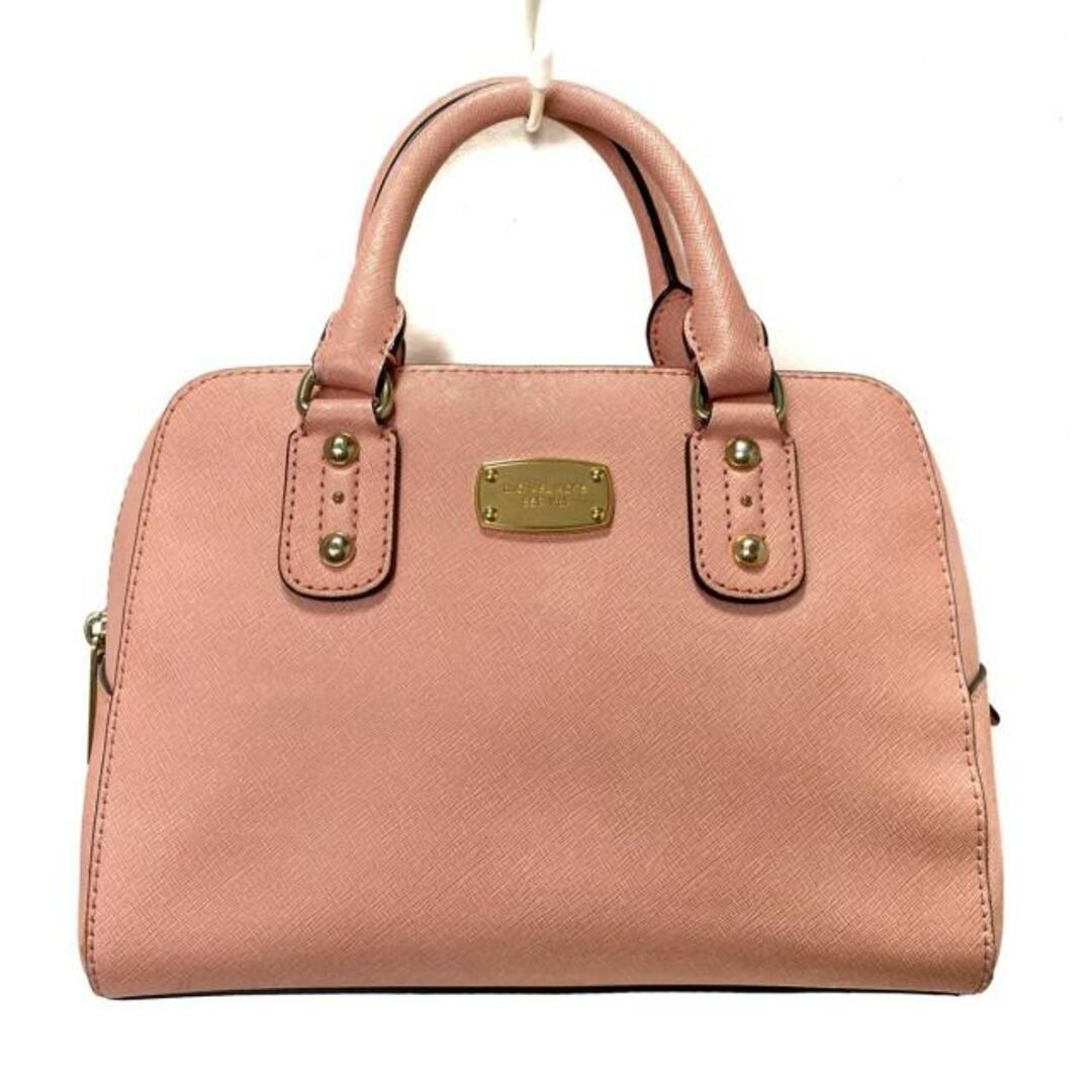 Michael Kors(マイケルコース)のMICHAEL KORS(マイケルコース) ハンドバッグ - 35S3GSAS1L ライトピンク レザー レディースのバッグ(ハンドバッグ)の商品写真