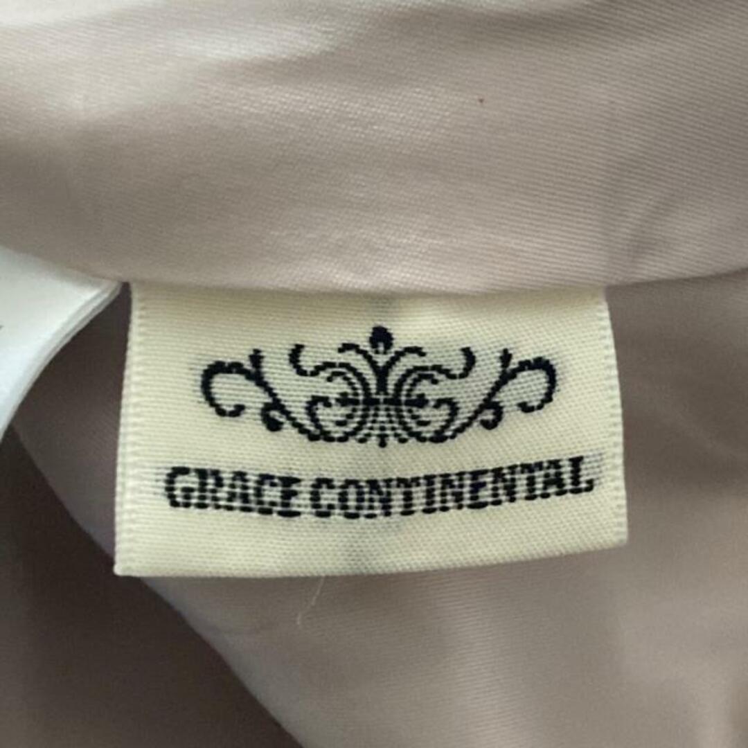 GRACE CONTINENTAL(グレースコンチネンタル)のGRACE CONTINENTAL(グレースコンチネンタル) 長袖カットソー サイズ36 S レディース - ベージュ レディースのトップス(カットソー(長袖/七分))の商品写真