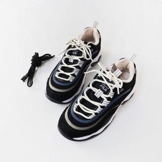 FILA - 新品 未使用 フィラ FILA Promenade フィラプロムナード WSS23010964 スニーカー 23.0/ブラック【2400013778619】