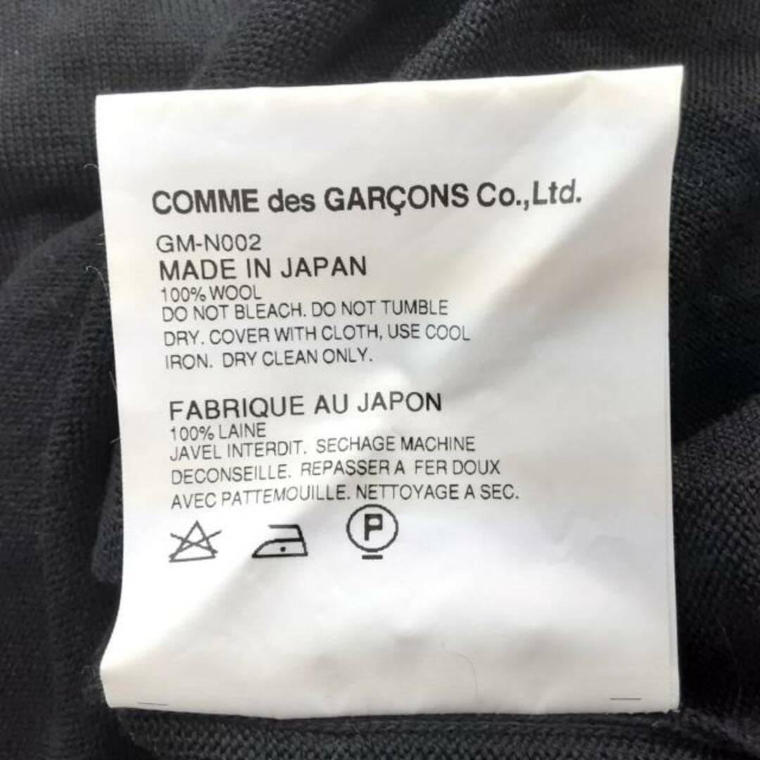 COMME des GARCONS(コムデギャルソン)のCOMMEdesGARCONS(コムデギャルソン) 半袖セーター サイズM レディース美品  - 黒 レディースのトップス(ニット/セーター)の商品写真