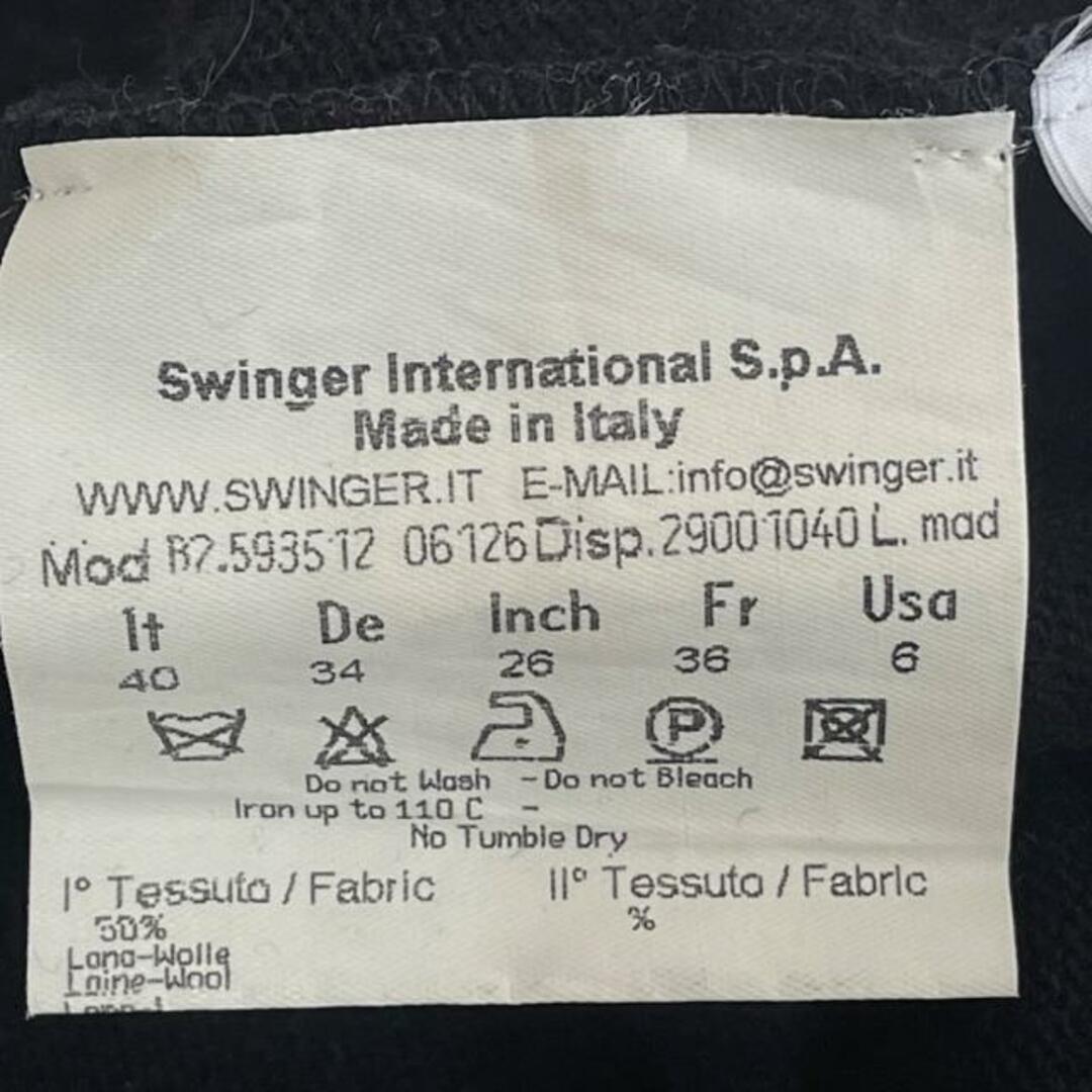 FENDI(フェンディ)のFENDI(フェンディ) 長袖セーター サイズUSA6 M レディース美品  - 黒×白 ハイネック/FFロゴ/刺繍 レディースのトップス(ニット/セーター)の商品写真